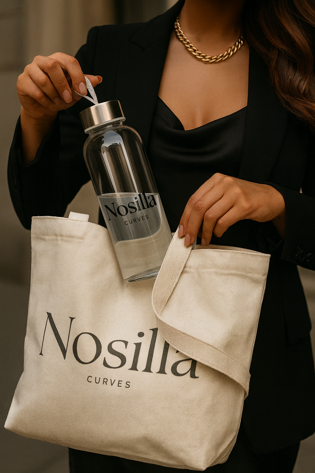 Sac Tote Bag Officiel – Nosilla Curves